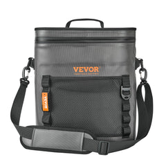 VEVOR Soft Cooler cap-close shows 30-can capacity for a day out.