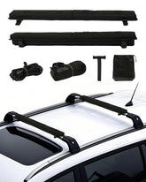 VEVOR soft roof rack pads 30inch product shot showing universal crossbar fit for secure gear transport