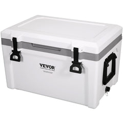 VEVOR Ultra-Light 52 Qt front view shows portable design for camping.