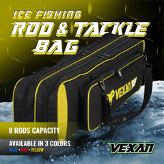 Interior padded compartments for rods and reels