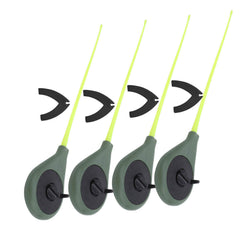 VGEBY four-piece ice fishing kit ready for reservoir or pond setups.