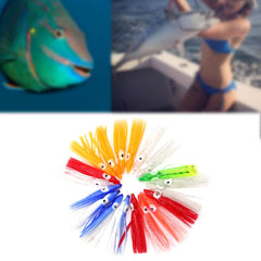 VGEBY soft octopus skirts lure set supports reusable saltwater fishing