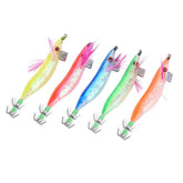 VGEBY squid jig hook with dual-layer sharp hooks improves bite chances.