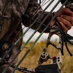 Victory Archery RIP 0.204 spine-aligned, weight-matched shafts improve shot-to-shot accuracy.