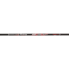 Victory Archery RIP XV bare shaft in red showing consistent weight for tighter groupings.