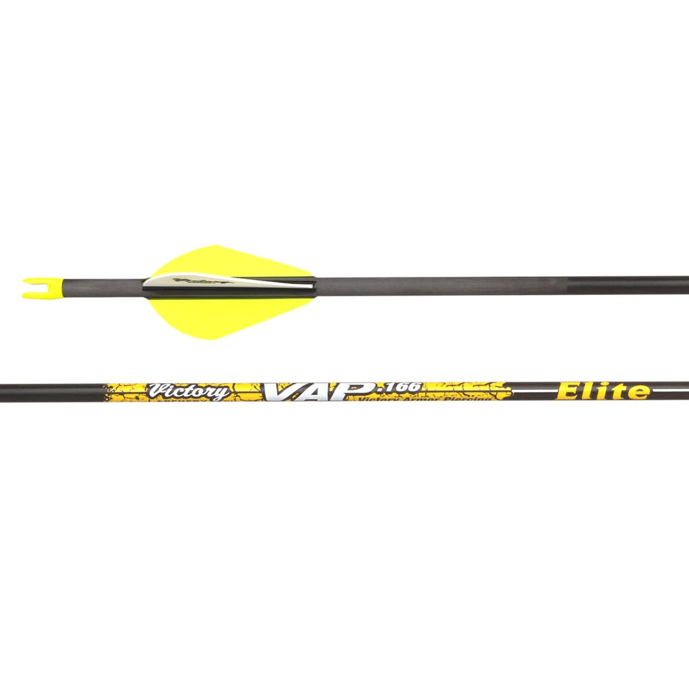 Victory Archery VAP 0.166 micro diameter hunting arrow ready for precision shooting