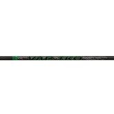 Victory Archery VAP TKO 0-166 micro diameter arrow front view in gamer-green for speed