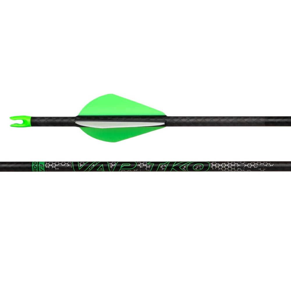 Victory Archery VAP TKO spine-300 arrow for precise flight and consistent groups.