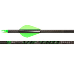 Victory Archery VF TKO 0.245 green arrow with fletching for precision shooting