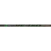 Victory Archery VF TKO arrow spine350 green close-up showing consistent flight