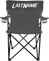 VictorStore outdoor camping chair with customizable text for personalized seating