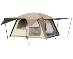 Vidalido 4-6 person tent front view with roomy interior.