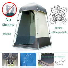 Vidalido outdoor shower tent gray mesh ventilation window showing airflow.