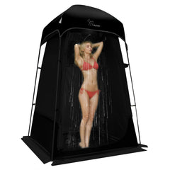Vidalido outdoor shower tent front view showing private changing space for the beach