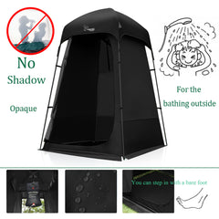 Vidalido outdoor privacy tent open setup for easy access and space