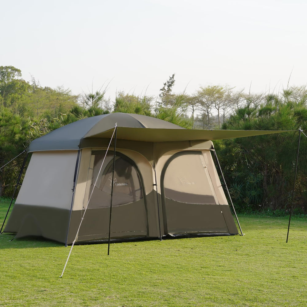 Vidalido Tents weatherproof coating keeps gear dry during rain camps