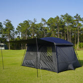 Vidalido Tents weatherproof coating keeps gear dry in rain and shine.