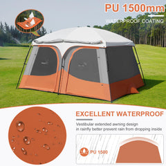 Vidalido Tents weatherproof coating demonstrates rain protection features