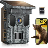 VIDVIS WiFi Solar Trail Camera front view for discreet outdoor scouting.