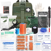 VIIDOO Ifak trauma kit pouch open showing rapid access pockets.