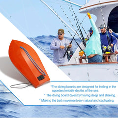 VIKETECH streamlined design enhances depth control and lure exposure.
