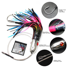 VIKETECH Offshore bright tail skirt in six colors for high underwater visibility.