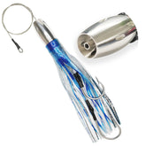 Viketech Offshore 12-inch lure head close-up shows durable stainless steel for saltwater big-game fishing