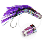VIKETECH resin trolling lure with abalone head for big-game fishing.