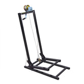 Viking Solutions L-E-Vator folded for compact field transport.