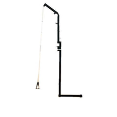 Viking Solutions Rack Jack II hoist front view, enabling smooth field loading and 360-degree rotation.