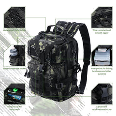 Vilante multi-compartment layout organizes rods, pliers, and clips efficiently.