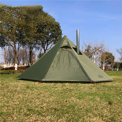 Vilemoon Tipi hot tent vent window improves airflow and comfort
