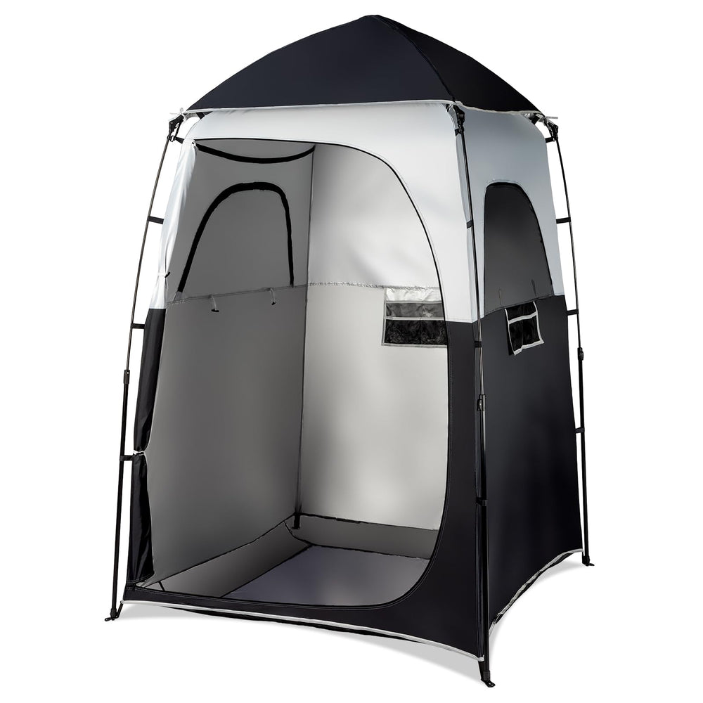 VINGLI 6.8ft shower tent exterior for instant privacy outdoors
