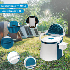 VINGLI inner bucket shows 5-gallon design for easy cleanup.