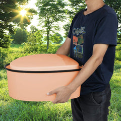 VINGLI portable toilet with odor-sealing lid reduces smells during travel