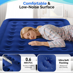 VINGLI built-in pump inflates quickly for effortless in-room setup