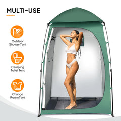 VINGLI shower tent mesh floor drainage keeps feet dry and clean