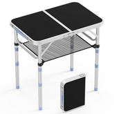 VINGLI small folding table open setup for meals or work