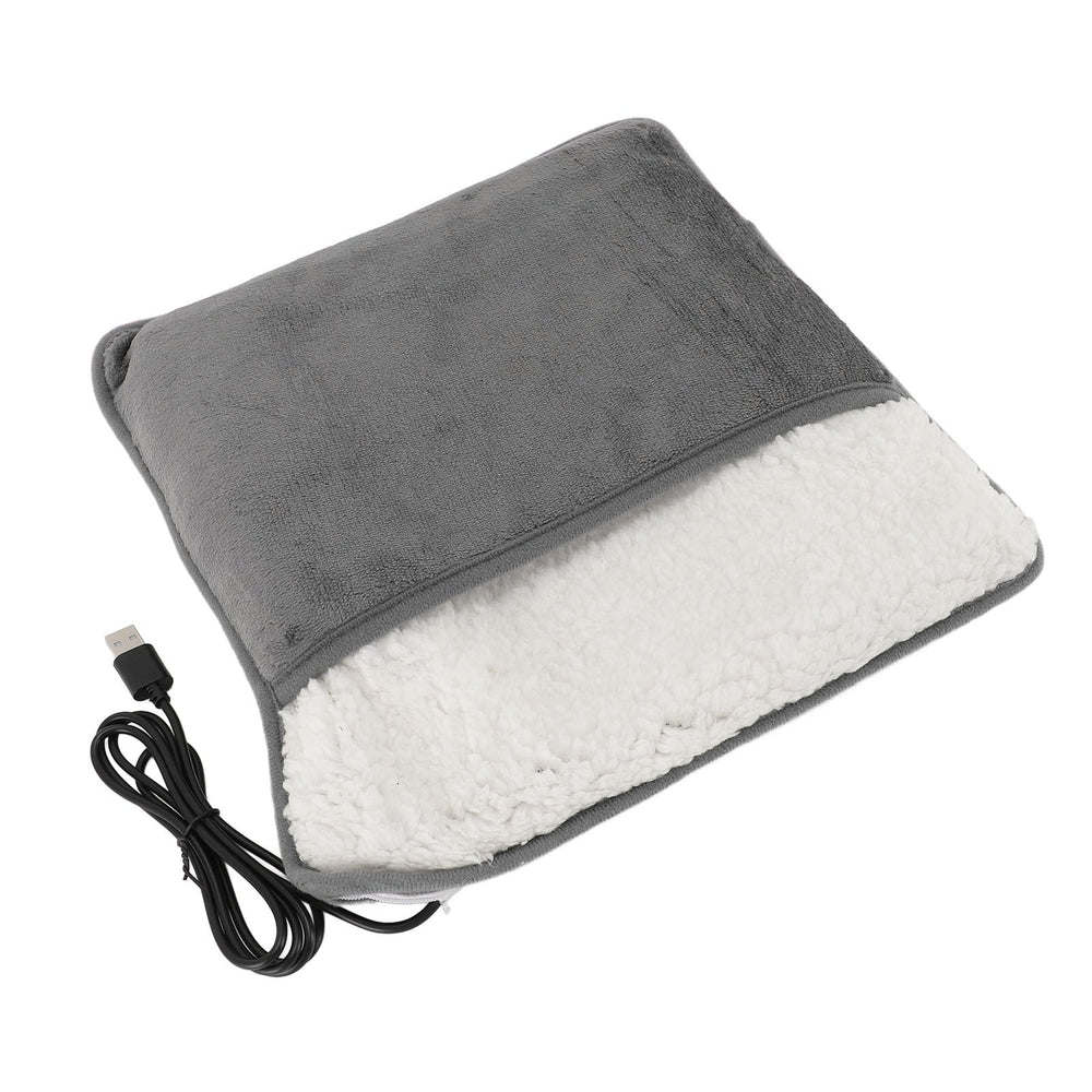 VINGVO foot warmer with soft fleece cover delivers cozy indoor warmth.