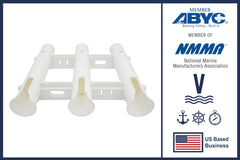Vinland Marine pvc-rod-holder-dimensions compact rack for tight spaces.