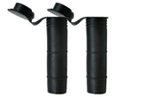 Vinland Marine rod holder liner cap at 15° angle for secure boat mounting.