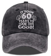 Front view of Vintage 60th Birthday Cap
