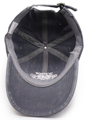 6-panel structure with embroidery detail