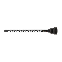 VIPER Archery dovetail riser stabilizer mounted on bow for stability