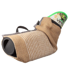 Viper ballistic nylon sleeve provides durable protection during tough practice sessions.