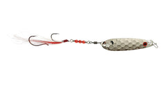 Close-up of Flash-N-Flutter action on Viper Spoon SP1 silver