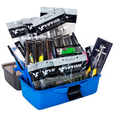 Vipfish 303-piece tackle box with freshwater lures