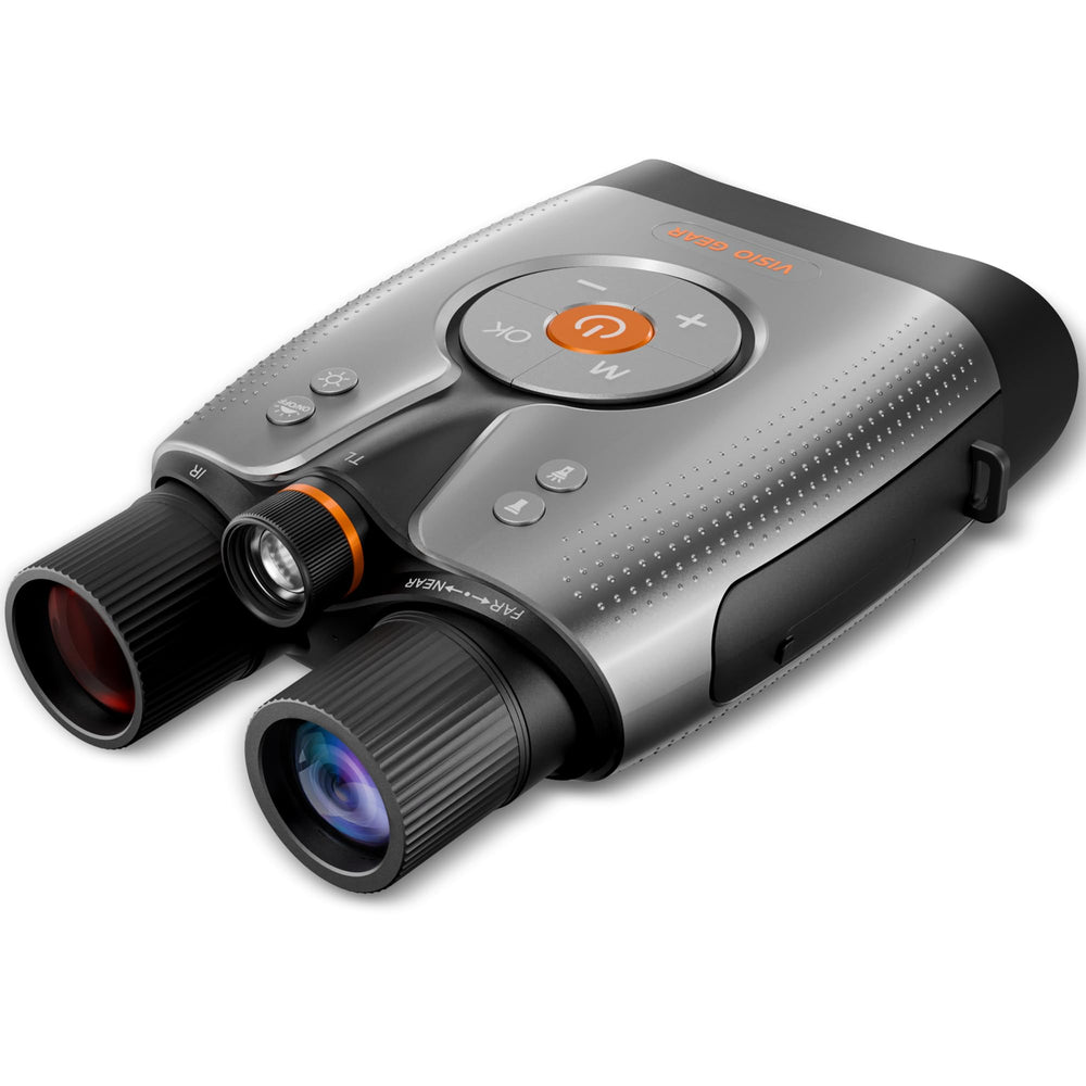 VisioGear Night Thunder X1 front view shows rugged outdoor-ready design for adventures.