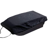 Vistnale sled cover in silver-coated Oxford cloth shielding against rain and sun.