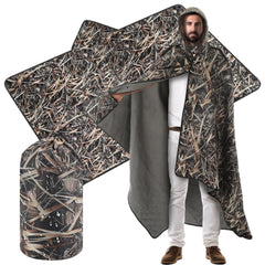 VitalCozy 55x95 woobie blanket folded for compact storage and quick warmth.